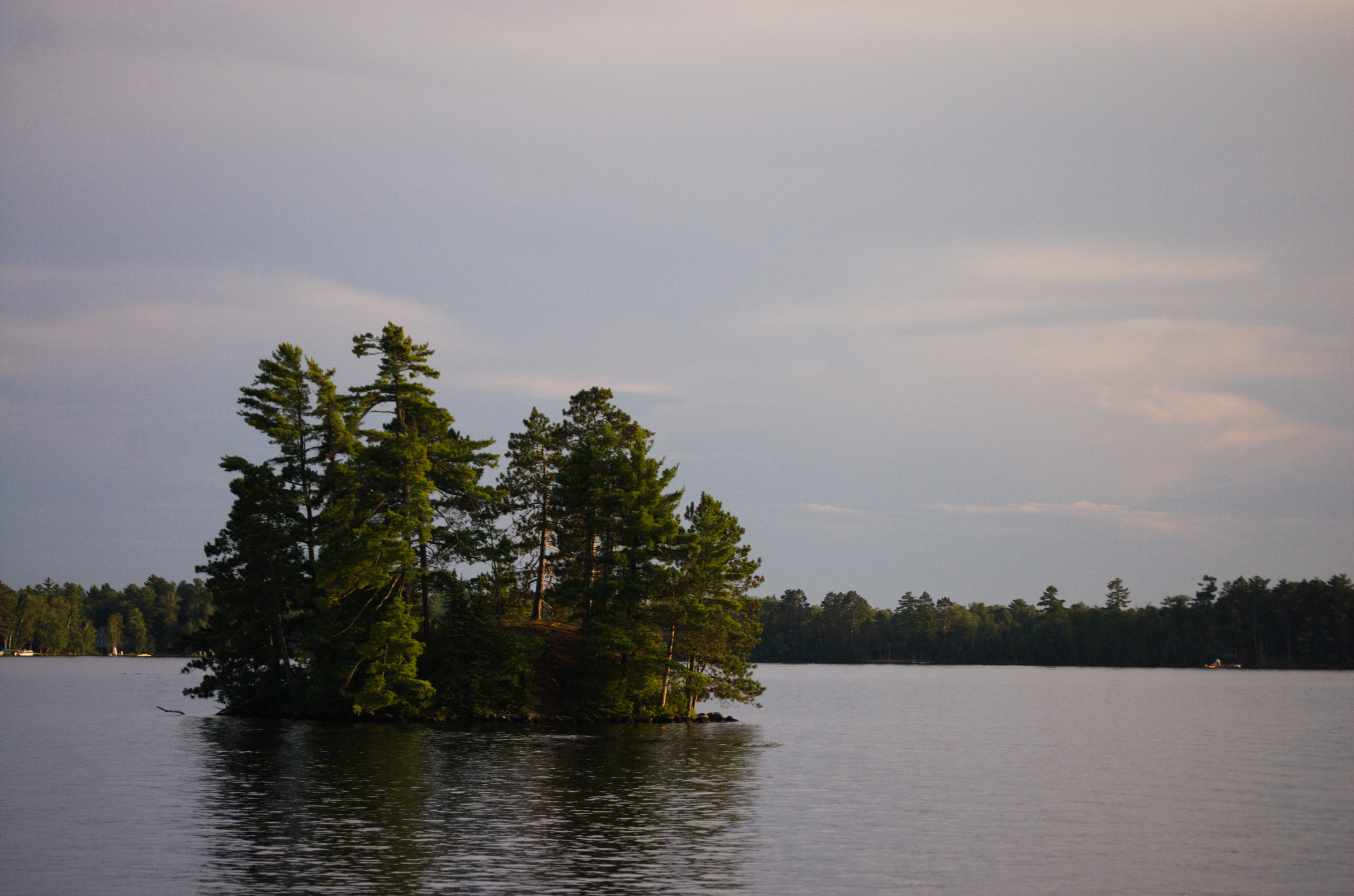 Island on a Wisconsin Lake